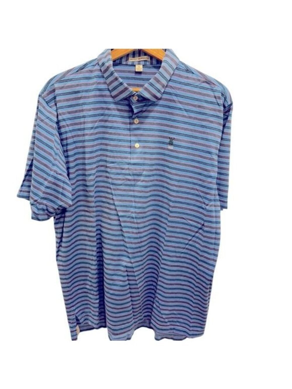 Peter Millar Men’s Golf Polo Shirt North Hempstead Country Club Logo Size XL